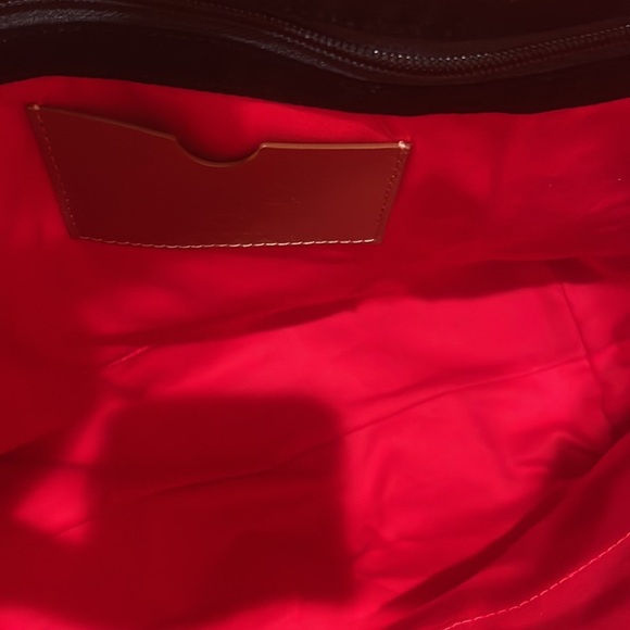 Prix De Dressage Brown leather with tan trim shoulder bag - Picture 6 of 7